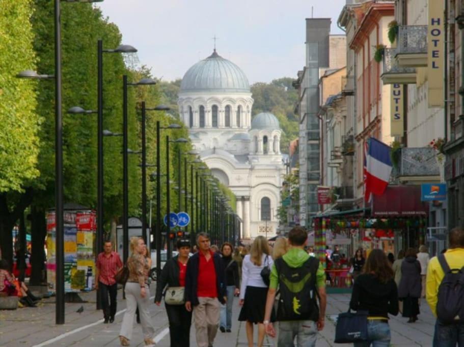 Modern Flat In Old Town Kaunas - Free Parking & Self Check-In Exterior photo